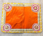 Load image into Gallery viewer, Beautiful Velvet Orange color center mat size 11.5 inches X 8.5 inches,   C
